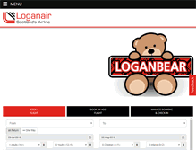 Tablet Screenshot of loganair.co.uk